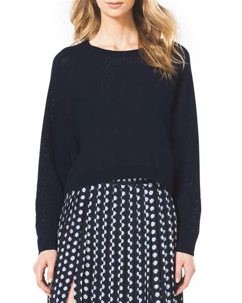 michael kors cropped sweater sweater|Michael Kors sweater sale.